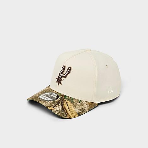 San Antonio Spurs NBA 9FORTY Snapback Hat in Chrome/Real Tree