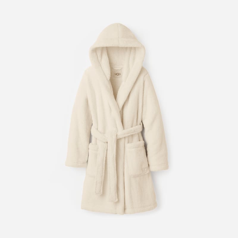 ® Women's Aarti Plush Robe Fleece/Recycled Materials Robes in Cream