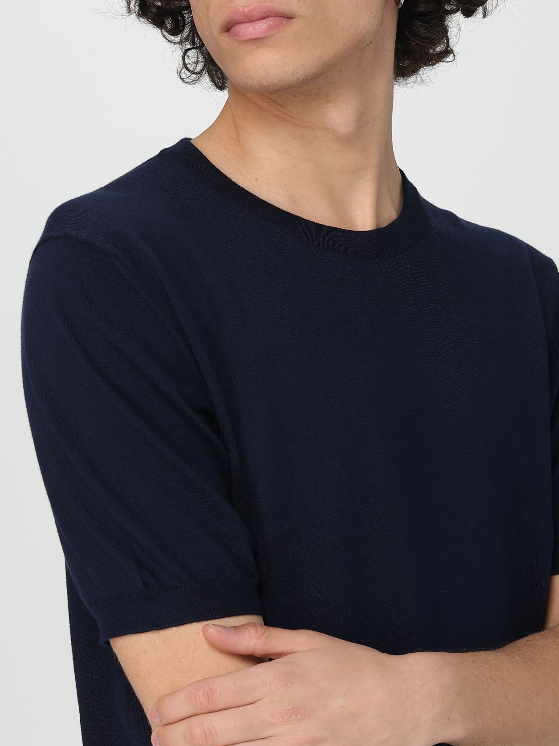 Polo Shirt KITON Men color Blue
