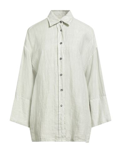 Woman Shirt Sage green Size 2 Linen
