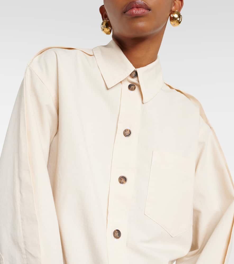 Oversized cotton shirt