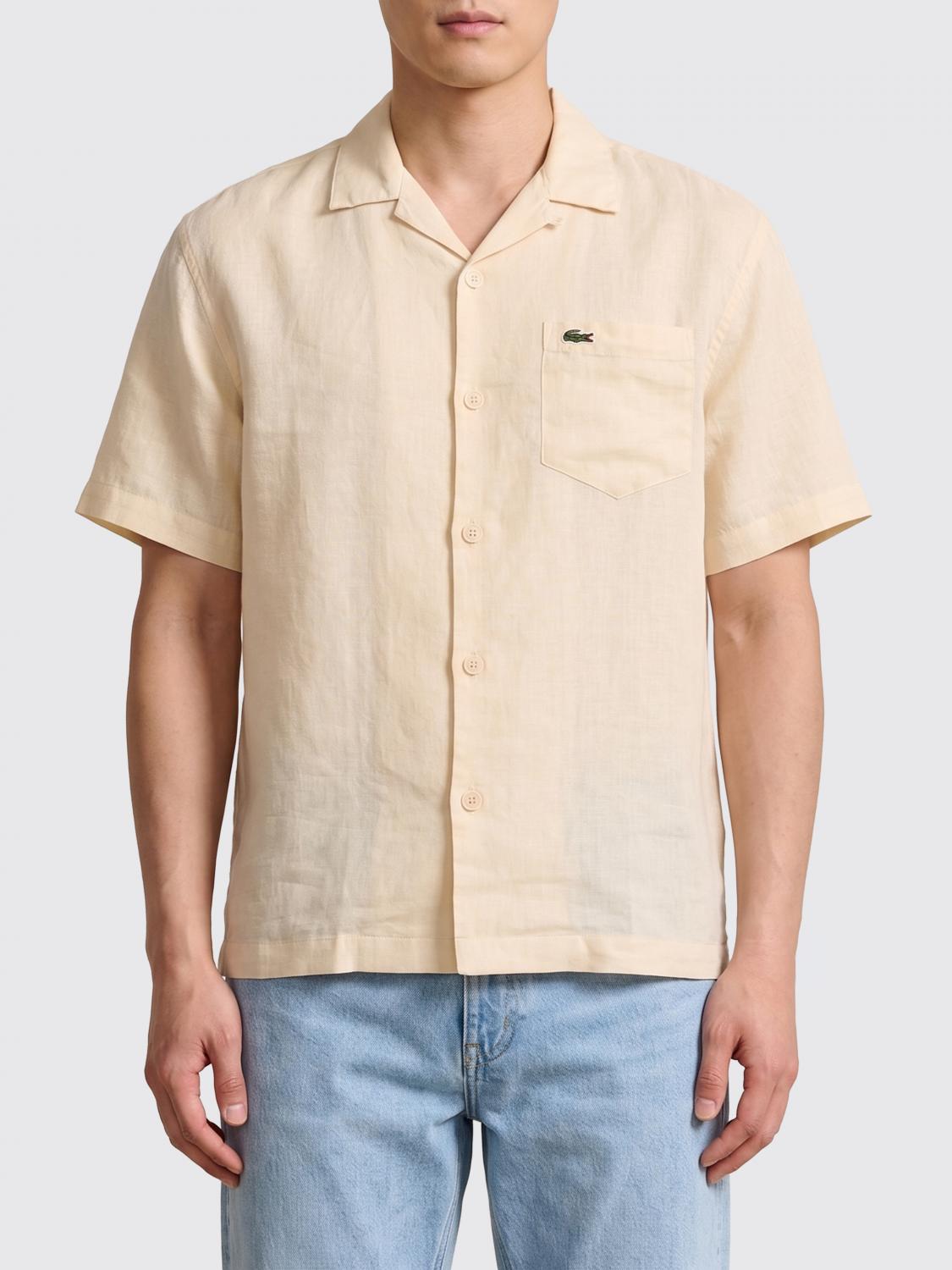 Shirt Men color Beige