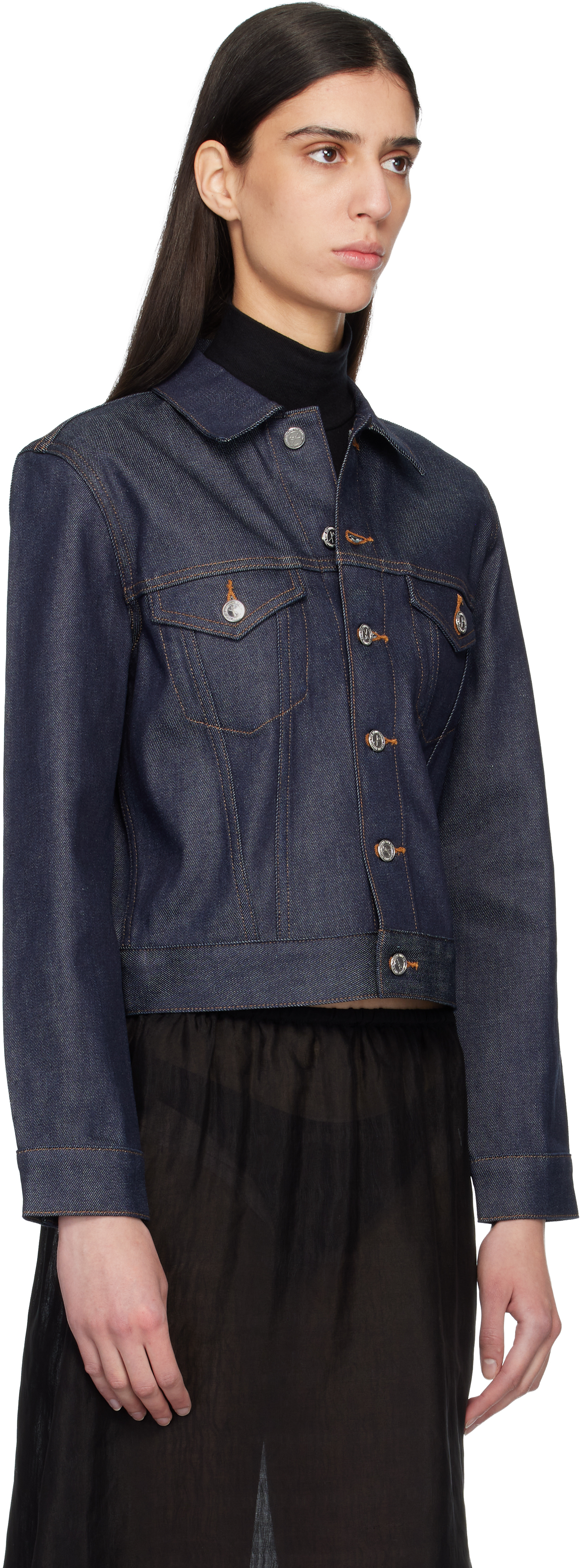 Navy Dion Denim Jacket