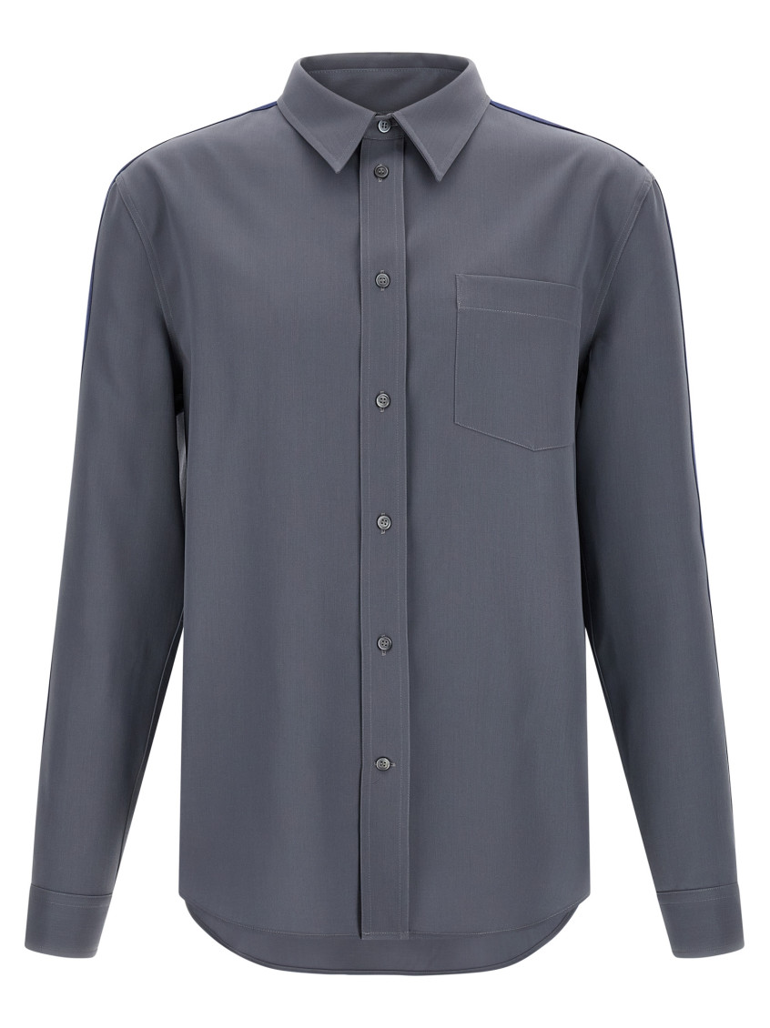 Wool Shirt Shirt And Blouse Gray