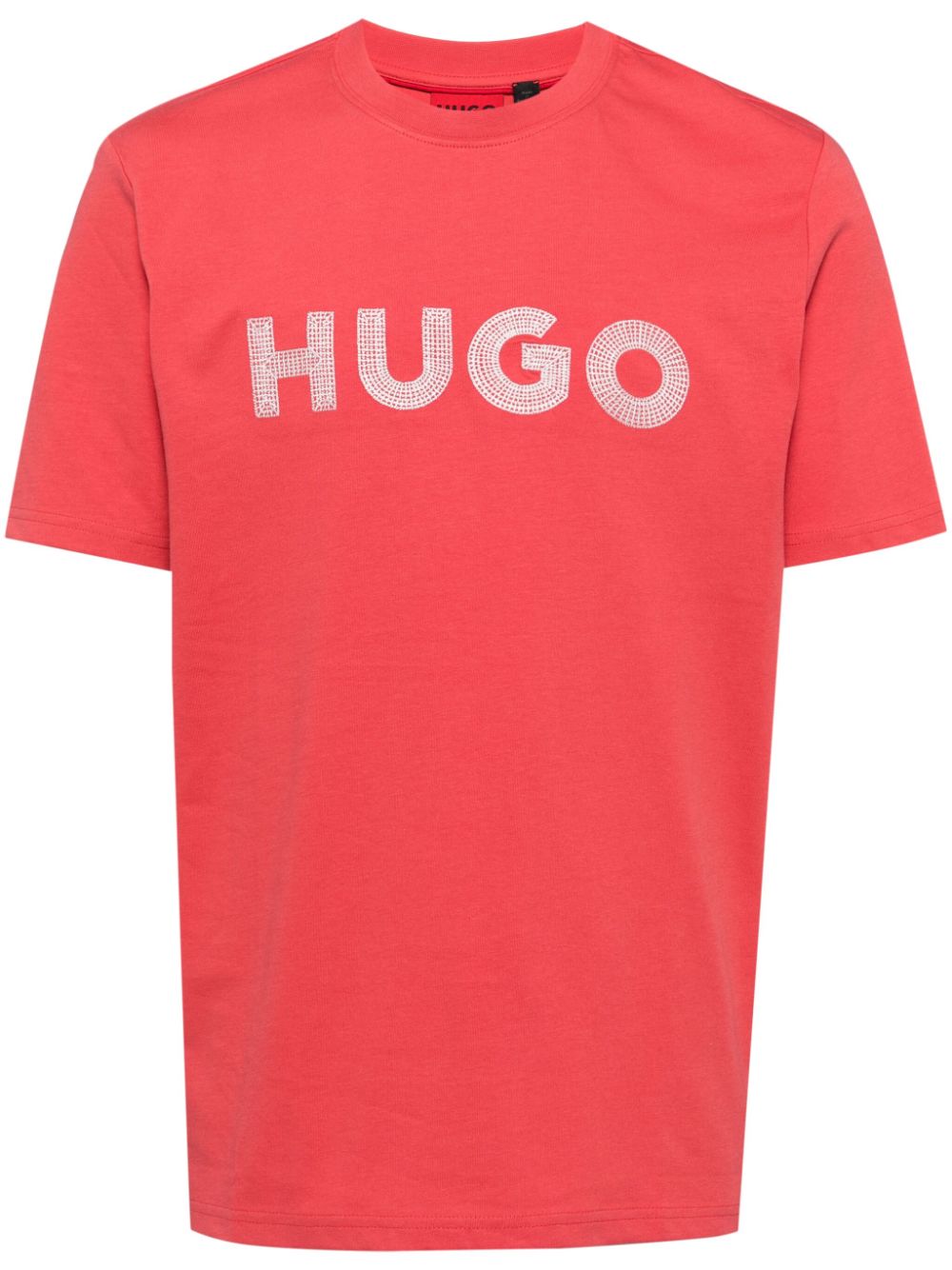 Drochet cotton T-shirt - Red