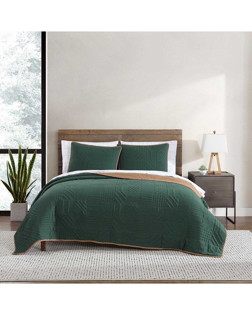 Solid Washed Quilt Set