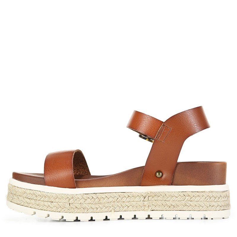 Women's Kiera Platform Sandals (Cognac)