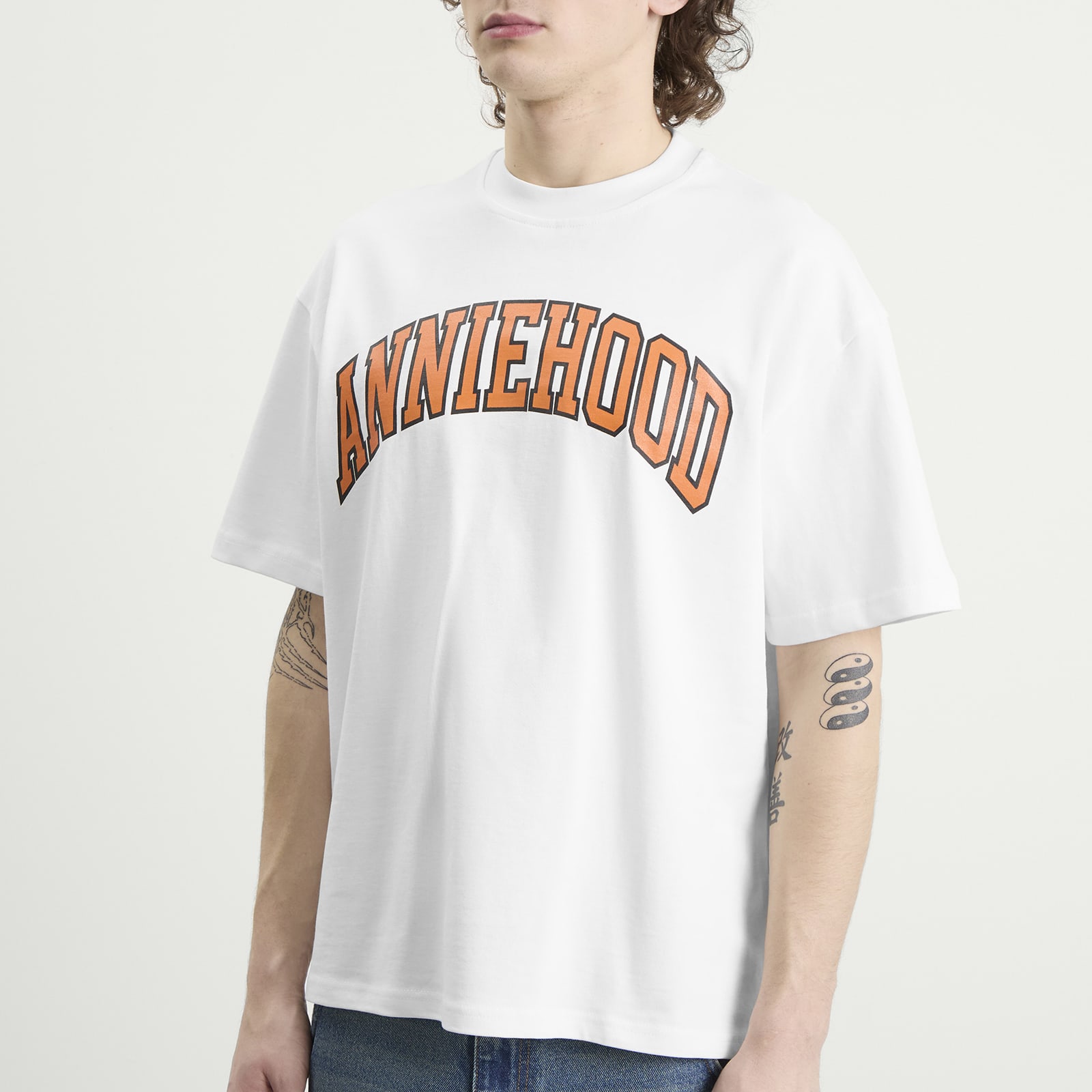 Men's College Arch T-Shirt White