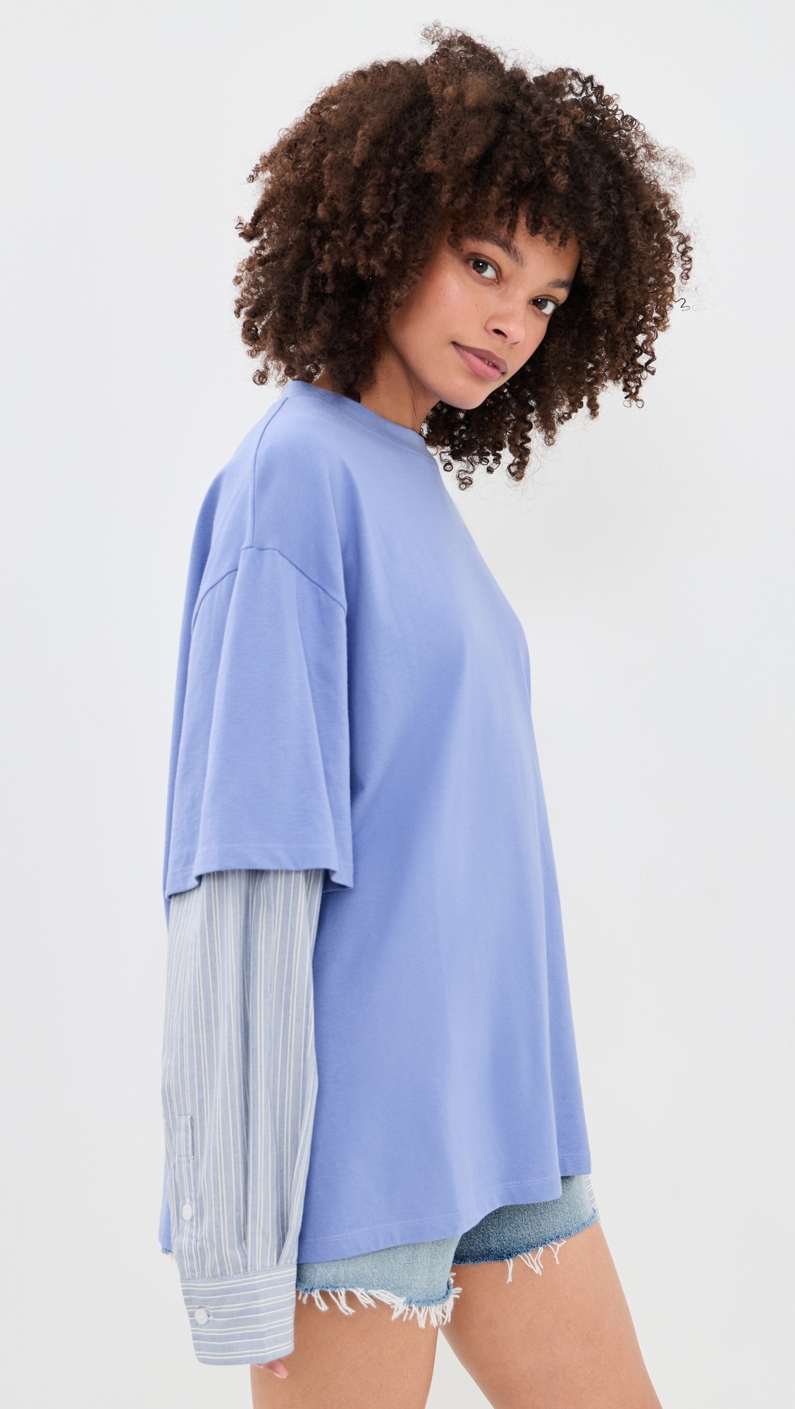 Bottega Layered Shirt Persian Jewel
