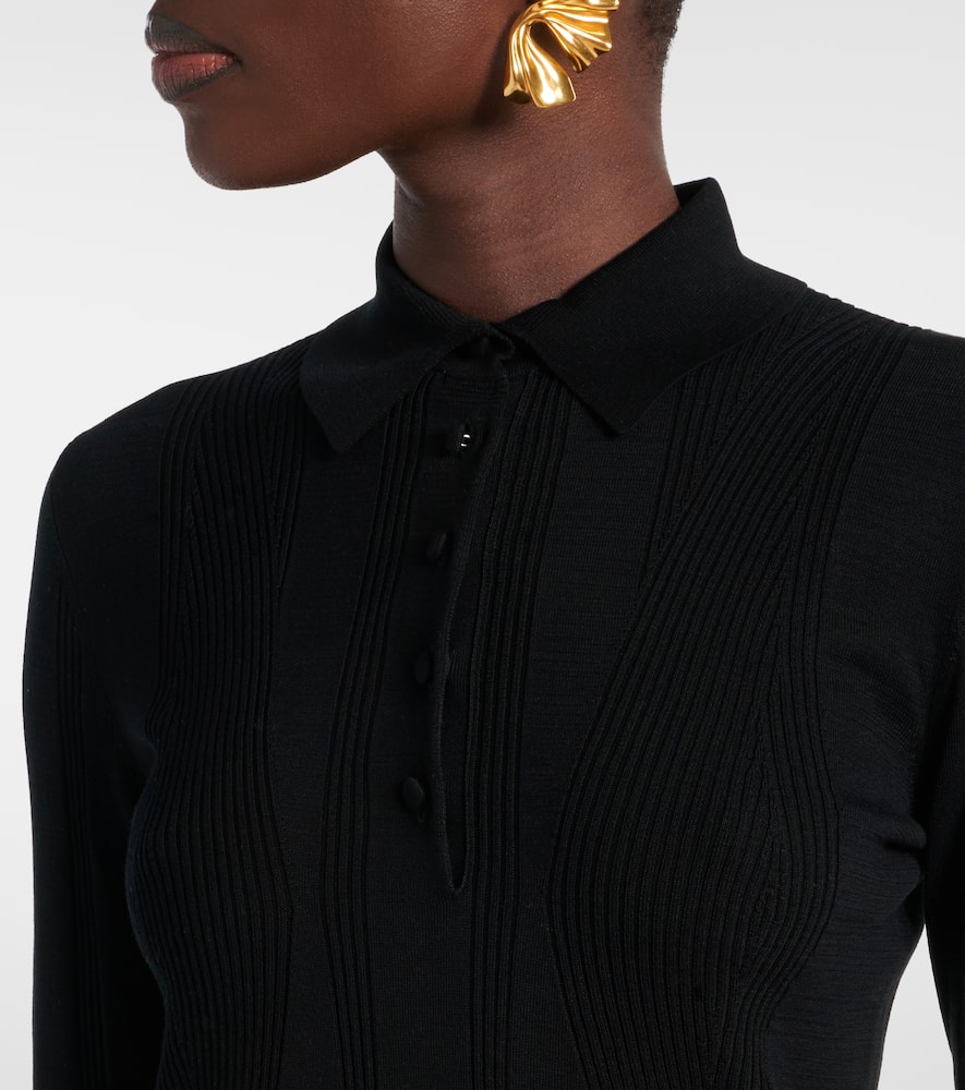Dries Van Noten Cotton polo sweater