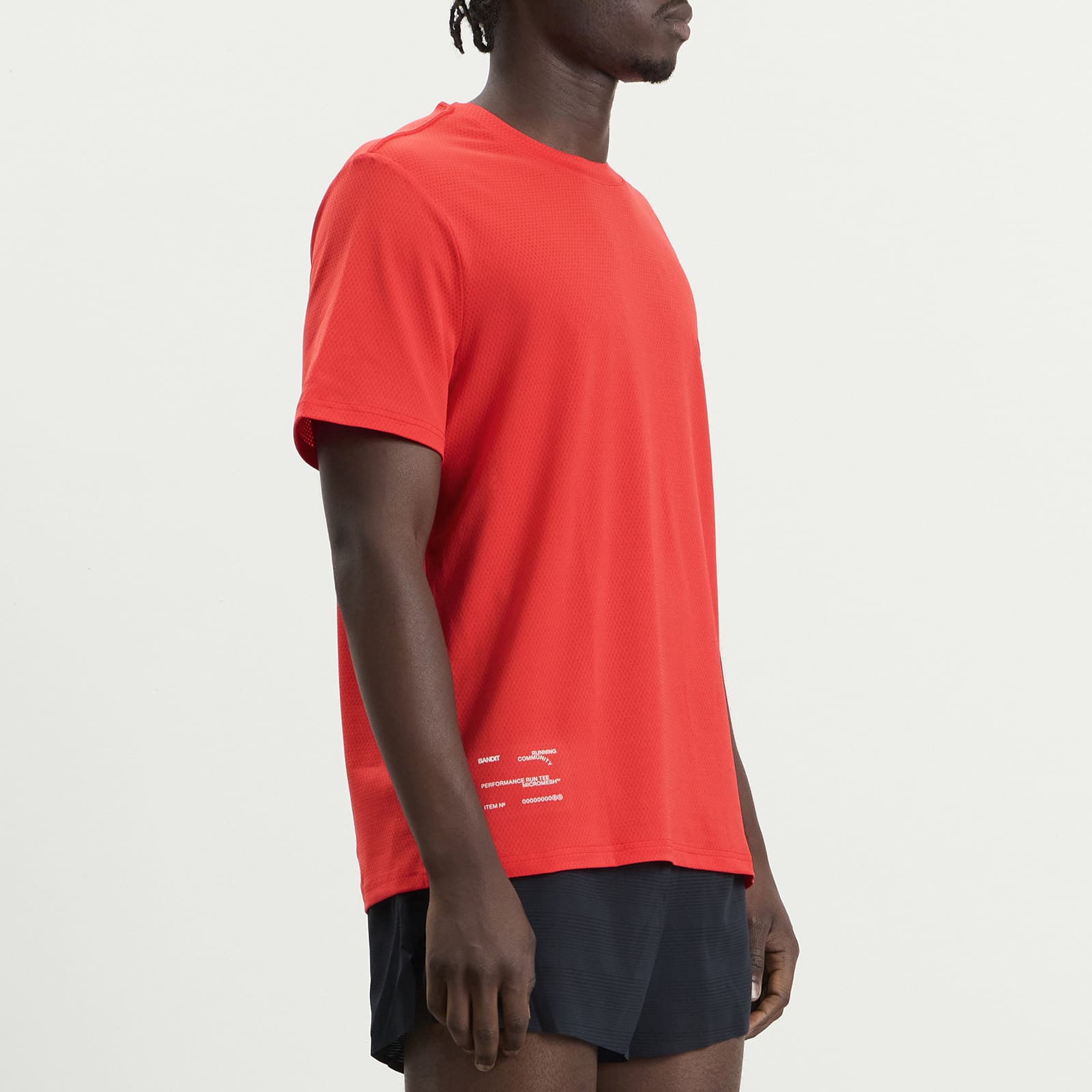 Men's MicroMesh Men's Performance T-Shirt in Poppy