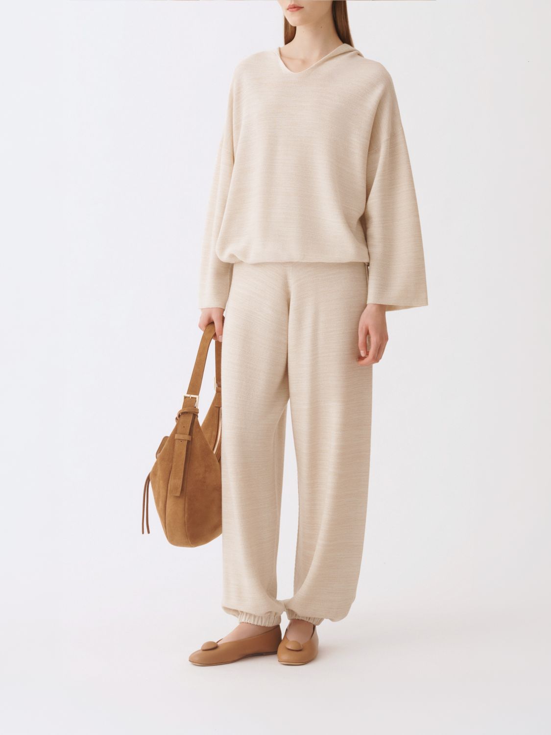 Pants Woman color Ivory