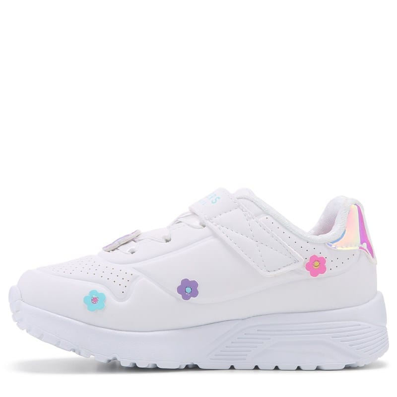 Kids' Street Uno Lite Sneaker Toddler Shoes (White/Flowers)