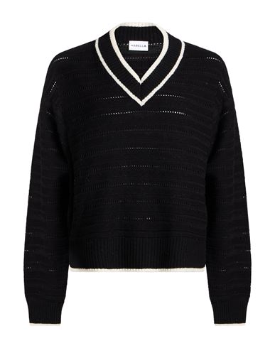 Woman Sweater Black Size M Virgin Wool, Cotton