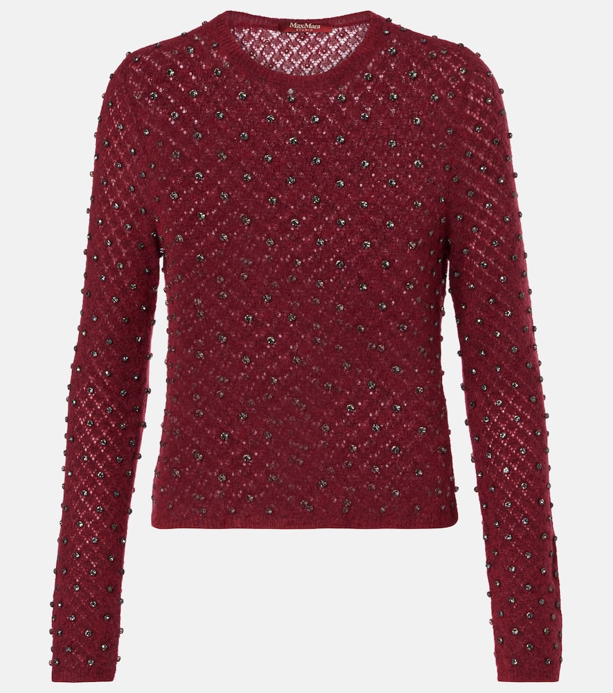 Rally mohair and wool-blend sweater