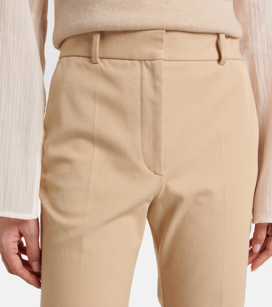 Tafira gabardine wide-leg pants