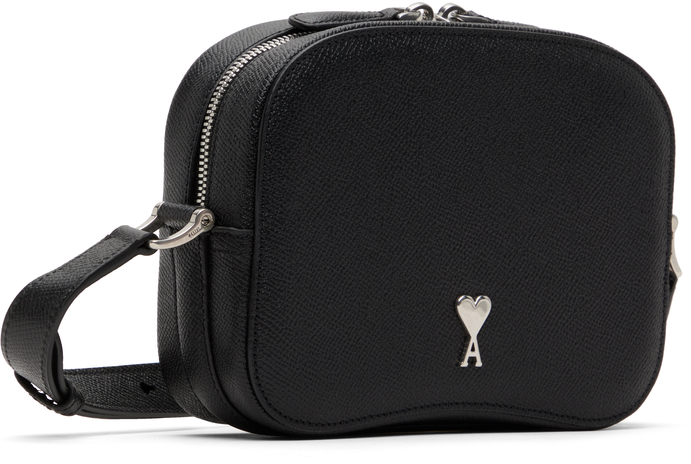 AMI Paris Black Paris Paris Camera Bag