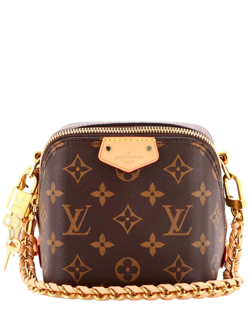 Just In Case Shoulder Bag Monogram Coated Canvas (Authentic Pre-  Loved)