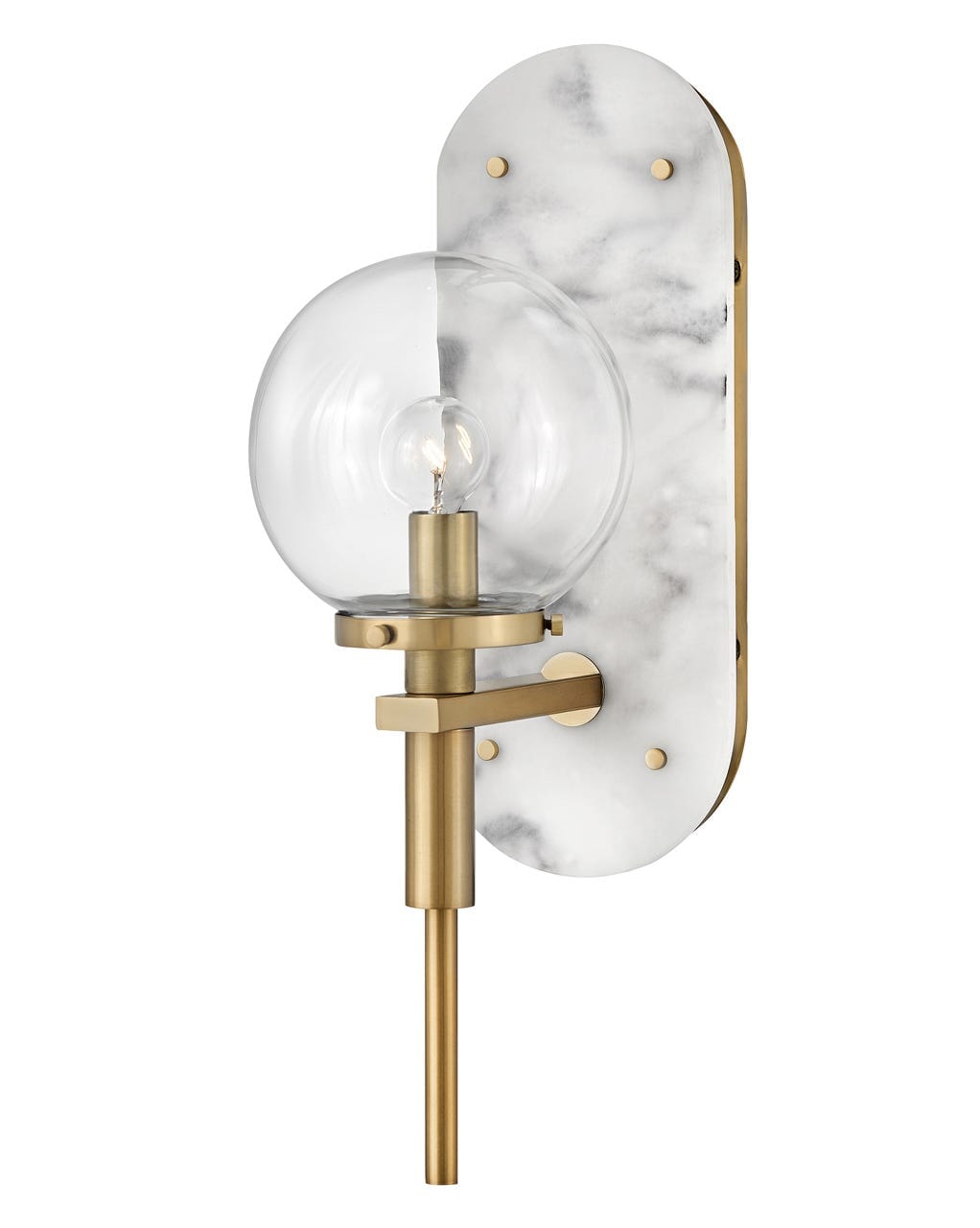 Heritage Brass LED Wall Sconce from the Gilda Collection