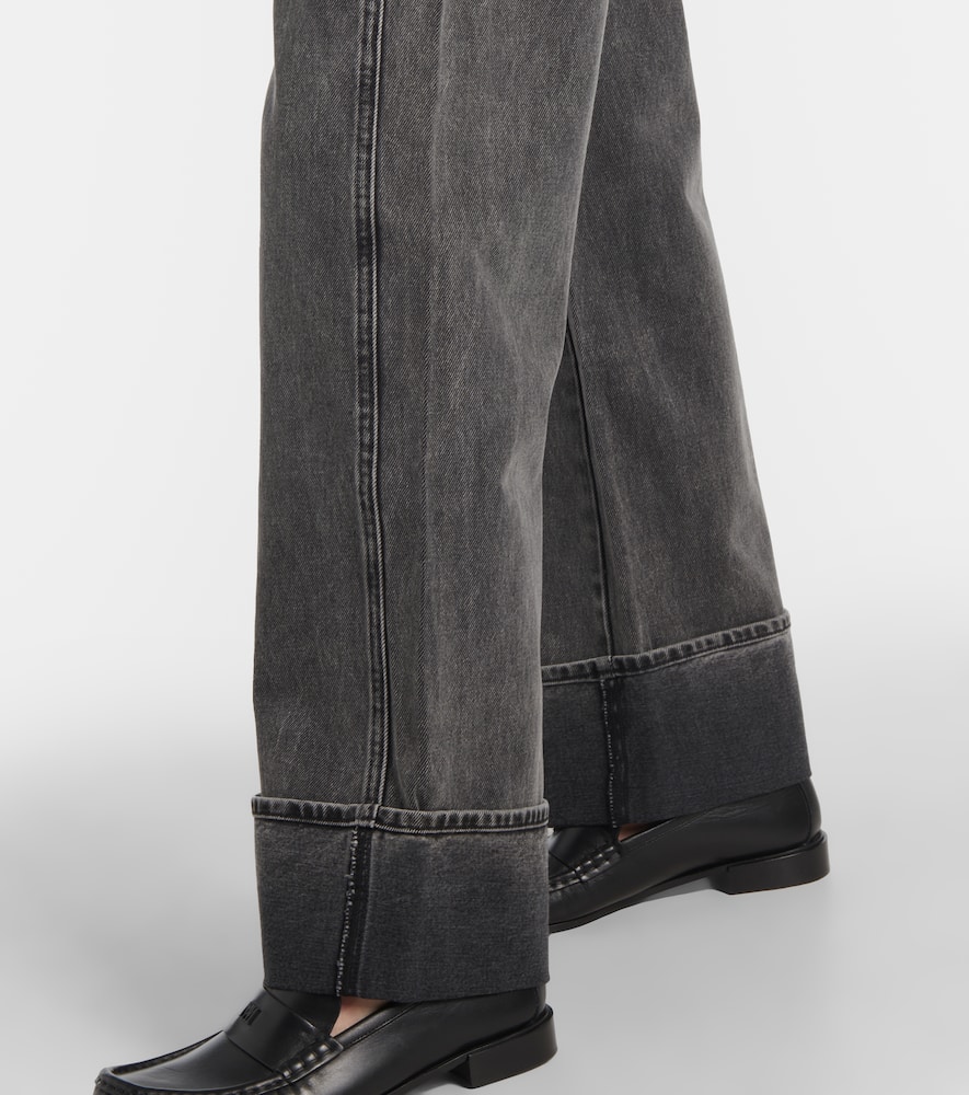 Taylor high-rise wide-leg jeans