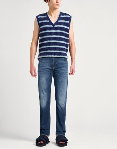 Man Jeans Blue Size 31 Cotton, Elastane