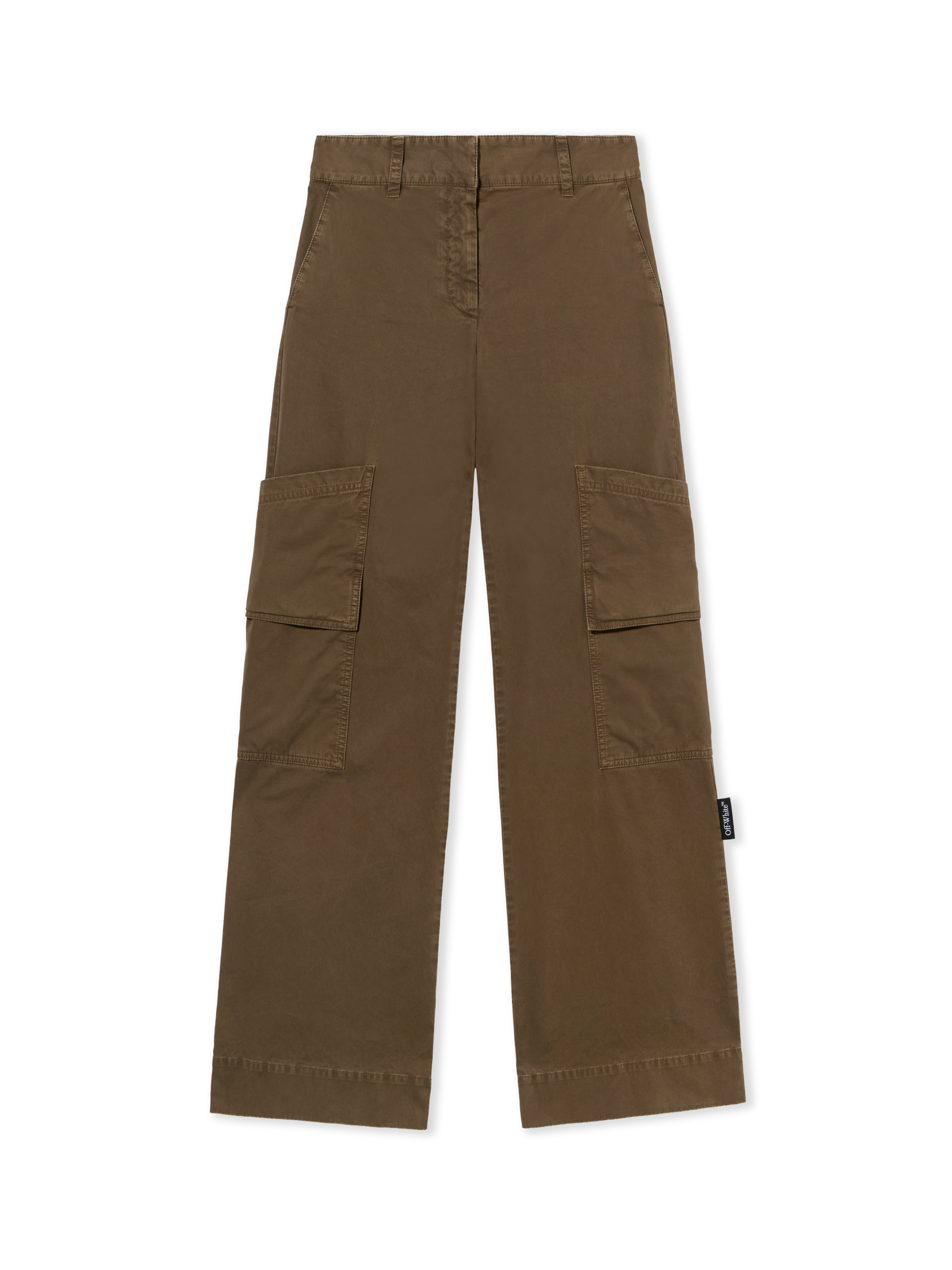 Garment Dyed Cargo Trousers - Female Pants Beech