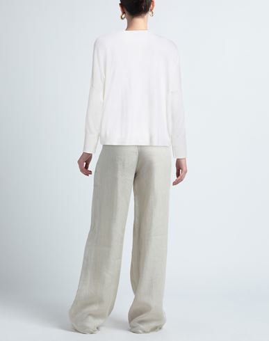 Woman Sweater White Size 10 Merino Wool