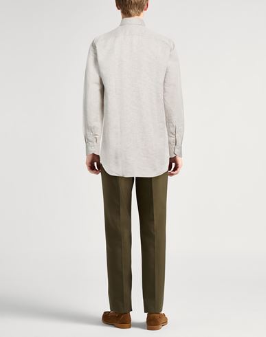 Man Shirt Sand Size 15 ½ Linen, Cotton
