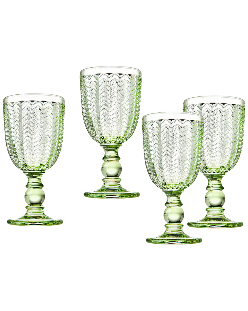 Twill Set of 4 Goblets