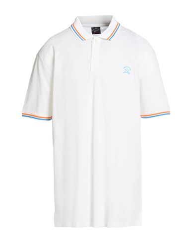 Man Polo shirt Off white Size 3XL Cotton