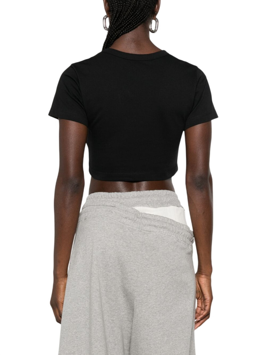 Corset-style Cropped T-shirt