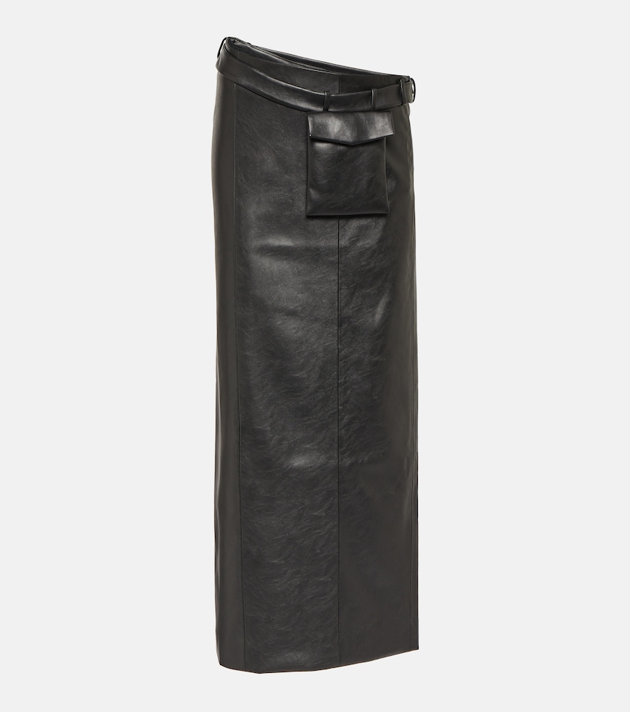 Atyri coated midi skirt
