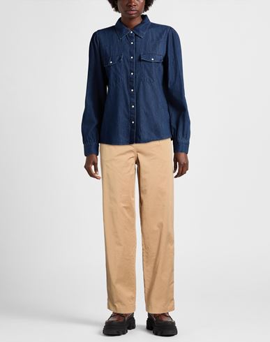 Samsøe Φ Samsøe Woman Pants Sand Size XS Organic cotton, Linen, Elastane