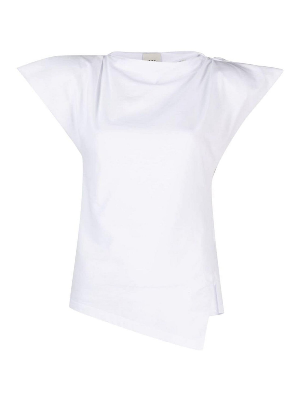 Sebani padded asymmetric t-shirt