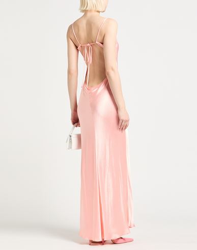 Woman Maxi dress Salmon pink Size 10 Viscose