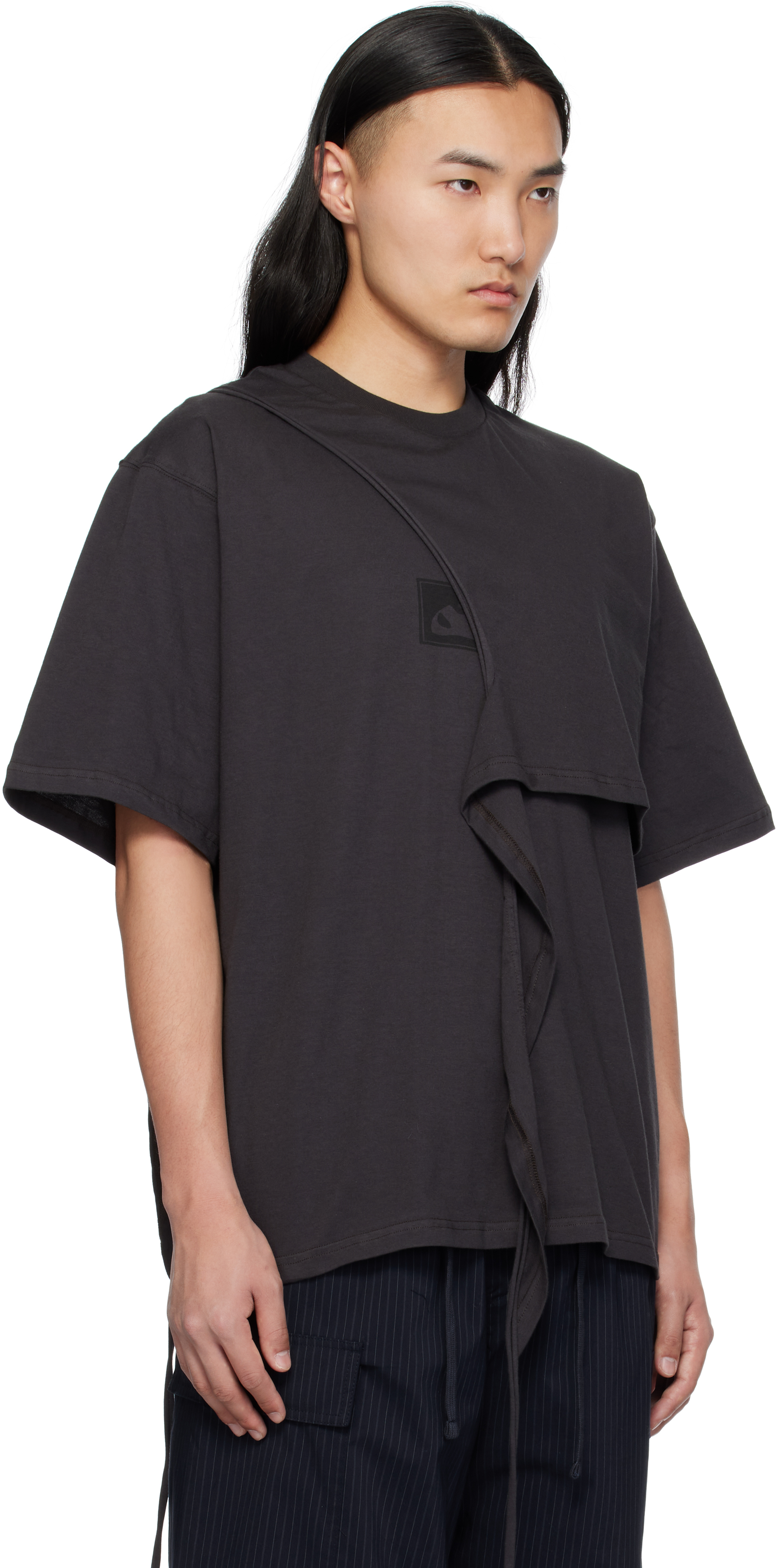 Ottolinger Black Wrap T-shirt