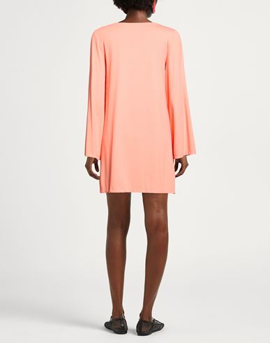 Woman Mini dress Salmon pink Size S Polyamide, Elastane