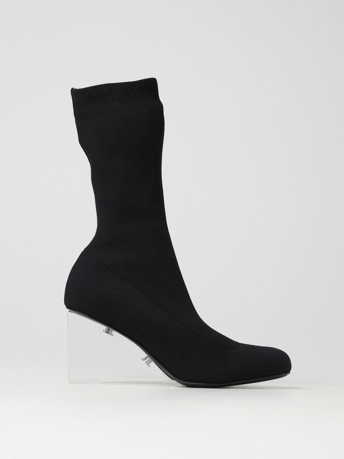 Flat Ankle Boots Woman color Black