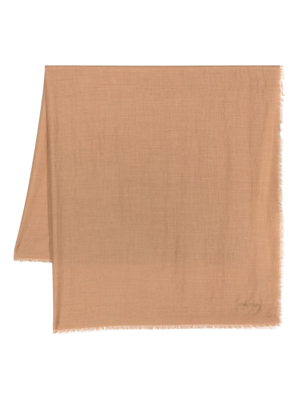 Frayed scarf - Brown