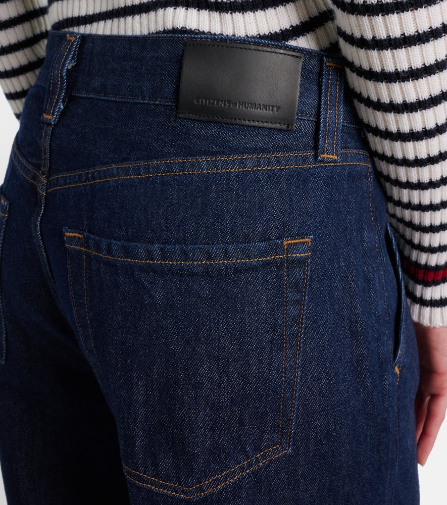 X Argent Beverly mid-rise wide-leg jeans