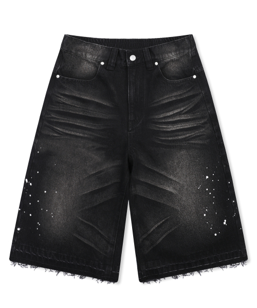 XP335 Repair Painting Bermuda Denim Pants