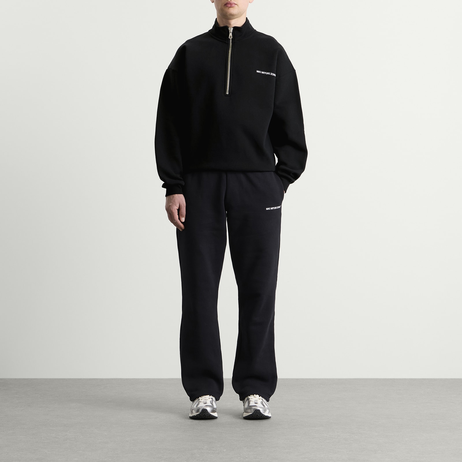 Men's Uniform Quarter Zip Black