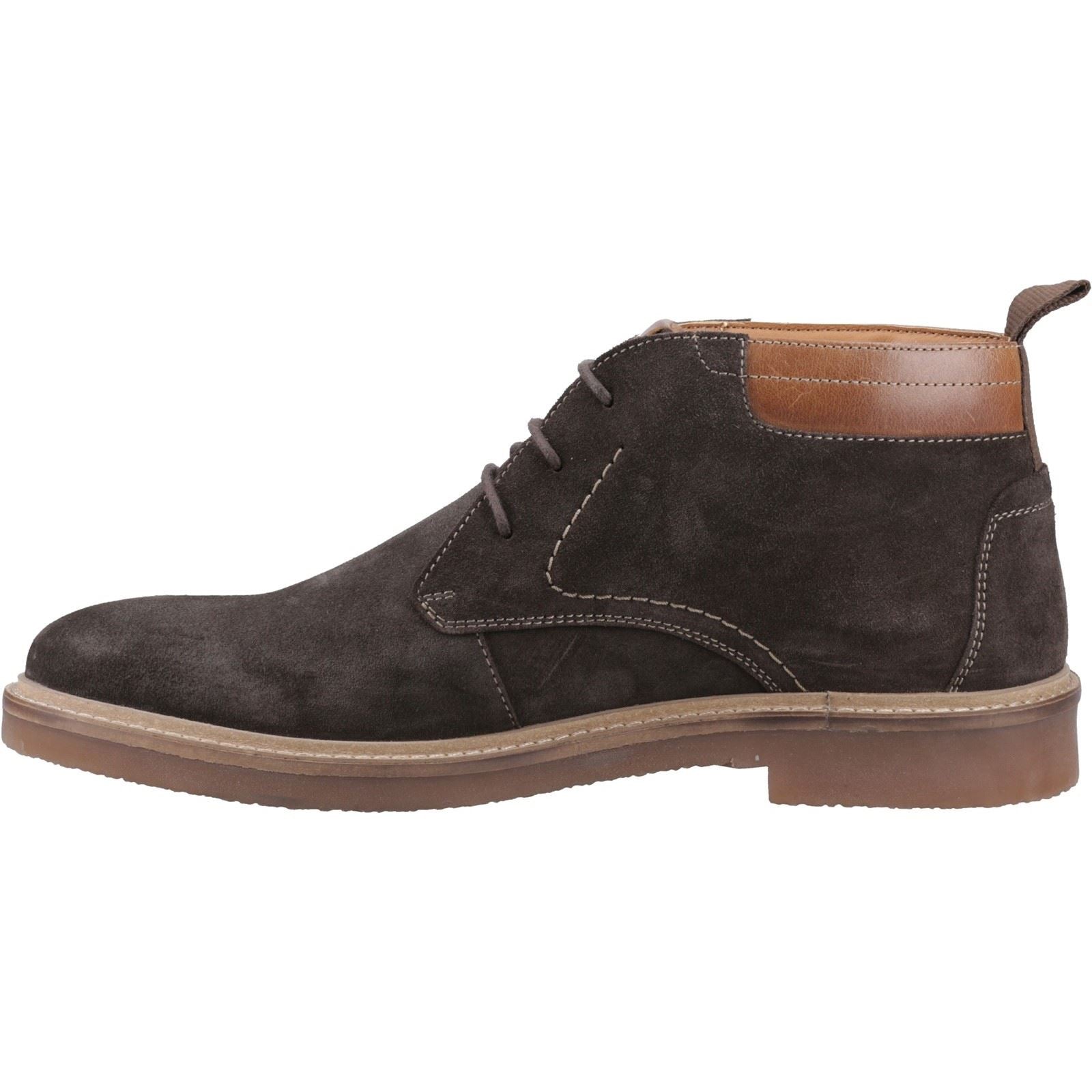 Hush Puppies Gideon Suede Men's Chocolate Ankle Boot