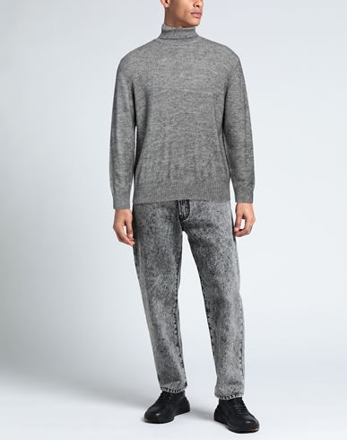 Man Turtleneck Grey Size XXL Acrylic, Merino Wool, Alpaca wool