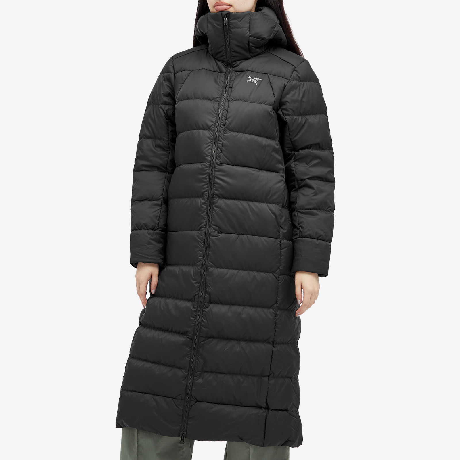 Women's Thorium Long Parka Jacket in Black