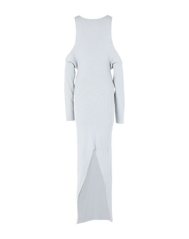 Ben Taverniti Unravel Project Woman Maxi dress Light grey Size XXS Cotton, Cashmere