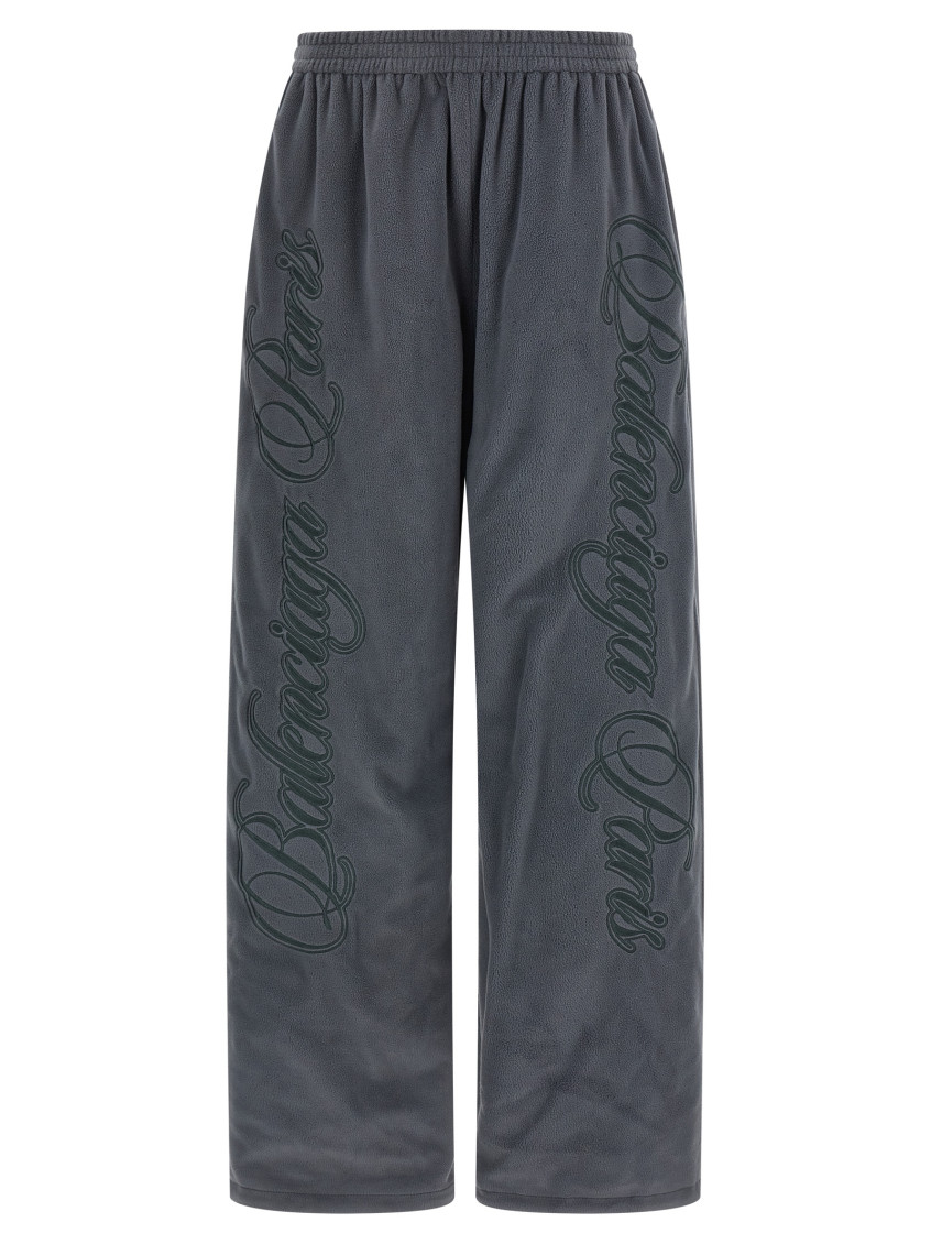 Balenciaga - reversible trousers featuring cursive motif design