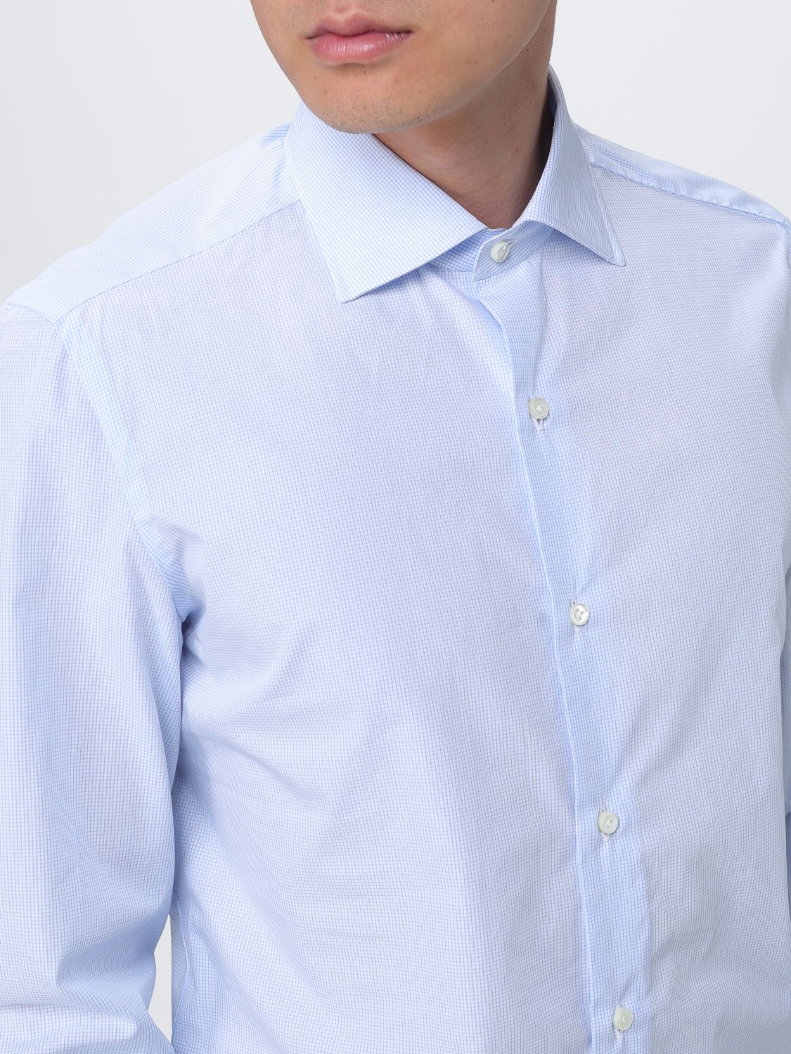 Shirt Men color Sky