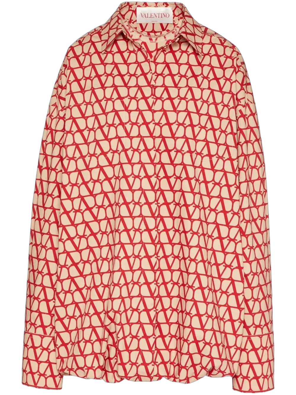 VLogo Signature Toile Iconographe Shirt — Red