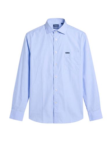 Façonnable Man Shirt Light blue Size XL Cotton